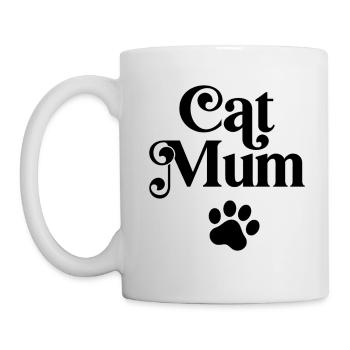 Cat Mum - Mug - white - Left