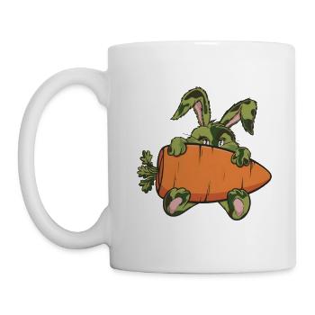 Easter Camouflage Bunny - Mug - white - Left