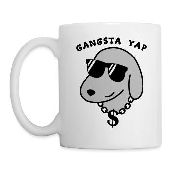 Gangsta Yap - Mug blanc - blanc - Gauche