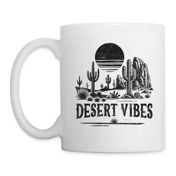 Wüsten-Vibes - Tasse - Weiß - Links
