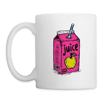 Bright Apple Juice – A Pack of Pop Art Juice - Mug - white - Left