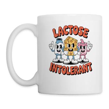 Die intollerante Lactoseintoleranz Gang - Tasse - Weiß - Links