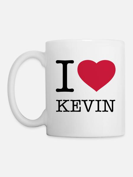 I LOVE KEVIN - Tasse - Weiß