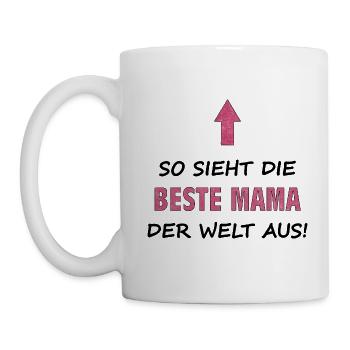 Best mom quote gift parents idea - Mug - white - Left