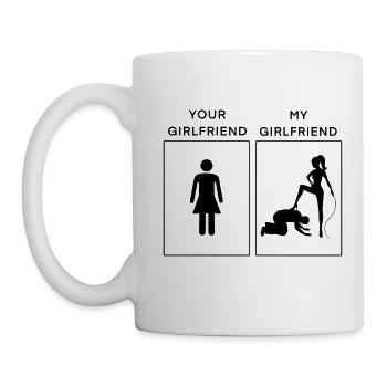 Your Girlfriend - My Girlfriend - Mug - white - Left
