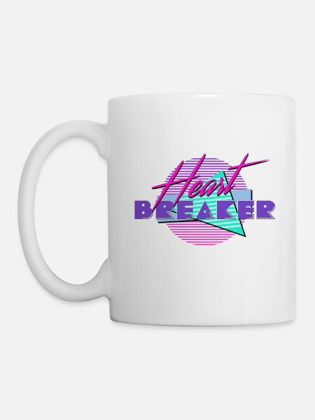 HEART BREAKER t-shirts - Mug - white