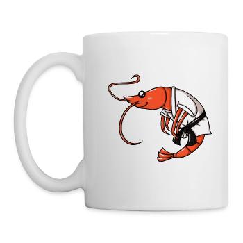 Shrimp Jitsu Arts martiaux mixtes - Mug blanc - blanc - Gauche