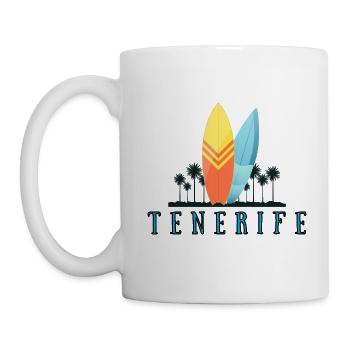 Tenerife Tenerife Surfing - Mug - white - Left