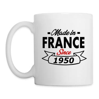 Humour made in France since 1950 - Mug blanc - blanc - Gauche