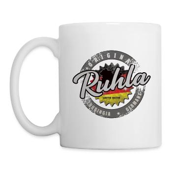 Original Germany Thüringen Ruhla - Tasse - Weiß - Links