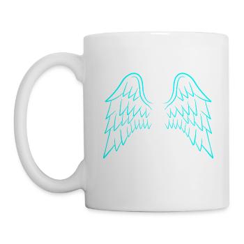 Angel wings wings - Mug - white - Left