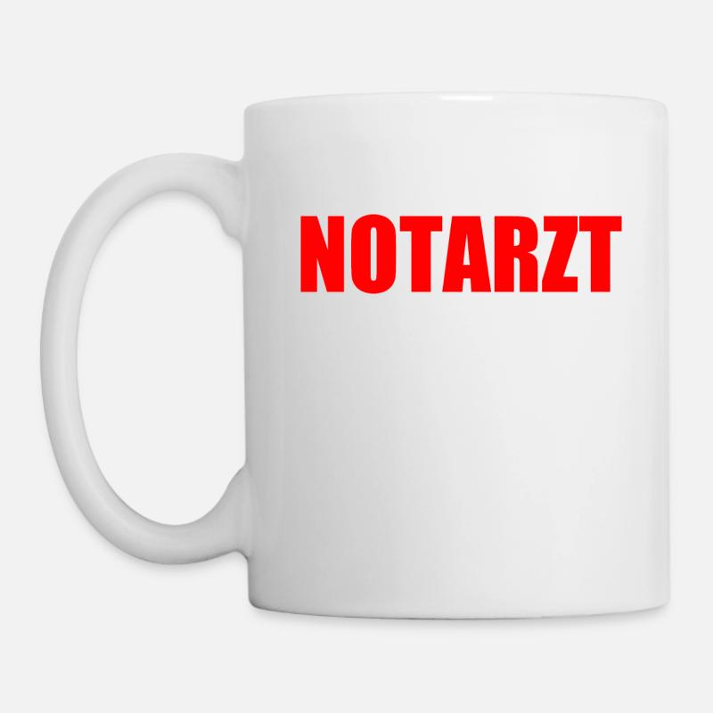 Notarzt - Tasse - Weiß
