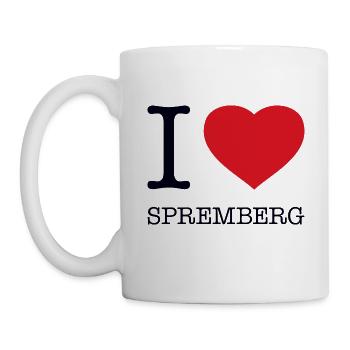 I LOVE SPREMBERG - Tasse - Weiß - Links