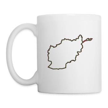 Afghanistan - Tasse - Weiß - Links