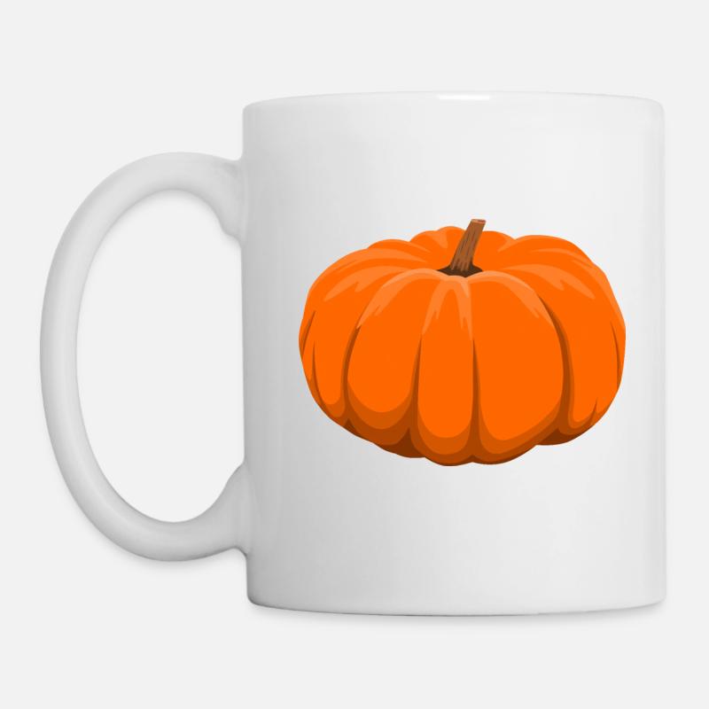 Kürbis - Tasse - Weiß