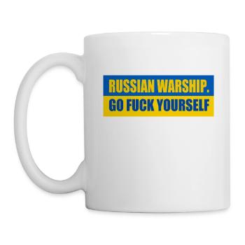 russian warship go f yourself - Tasse - Weiß - Links
