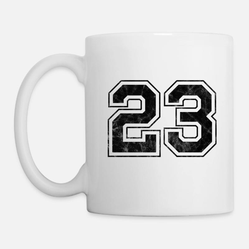 Numéro 23 - Mug blanc - blanc
