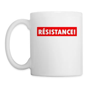 Résistance - Mug blanc - blanc - Gauche