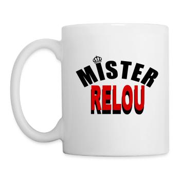 Humour / Mister Relou / design drôle - Mug blanc - blanc - Gauche