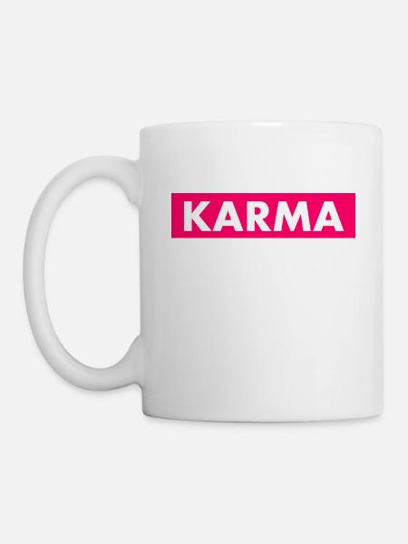 Karma - Tasse - Weiß