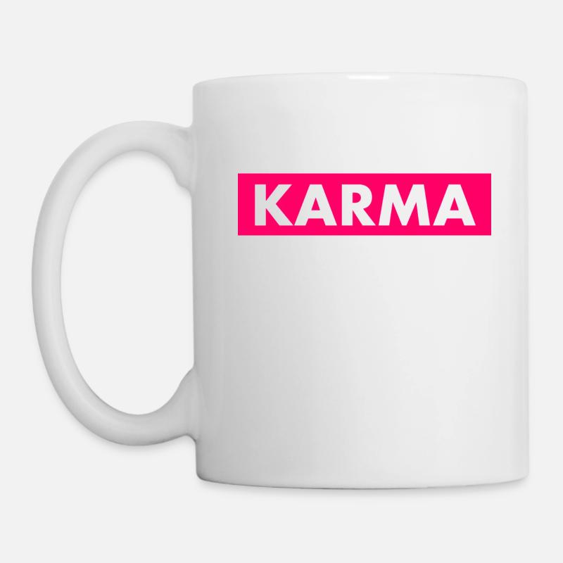 Karma - Tasse - Weiß