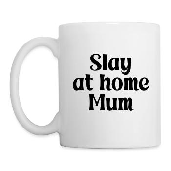 Slay at home mum - Mug - white - Left