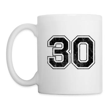 Number 30 - Mug - white - Left
