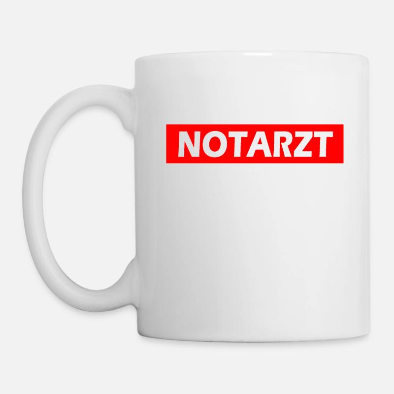 Notarzt - Tasse - Weiß