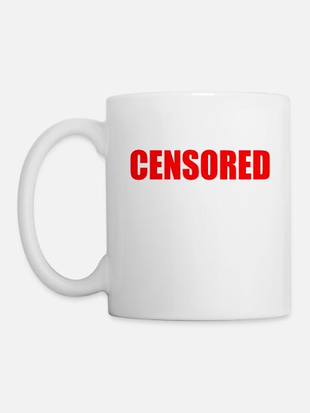 censored - Tasse - Weiß