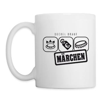 Gaspreis Deckel Märchen - Tasse - Weiß - Links