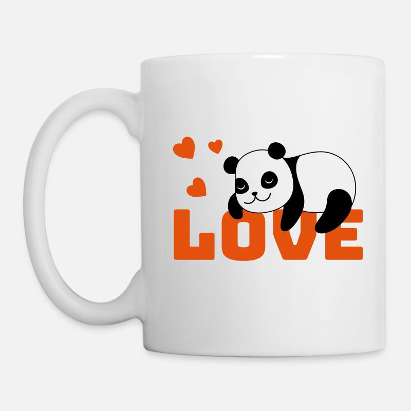 Panda Love - Mug - white