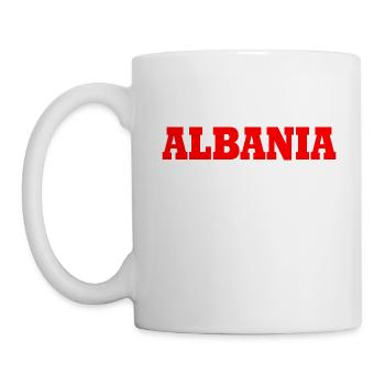 Albanien - Tasse - Weiß - Links
