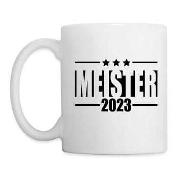 Meister 2023 Aufstiegstrikot Aufstieg 23 - Tasse - Weiß - Links