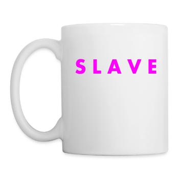 Slave - Tasse - Weiß - Links