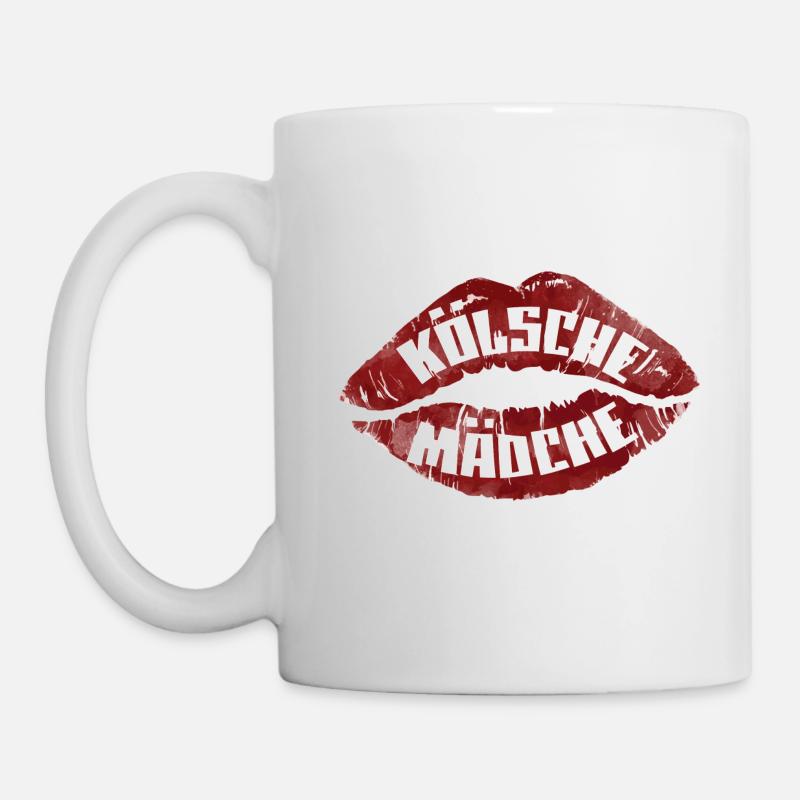 Kölsche Mädche Köln Kölnerin Mädchen - Tasse - Weiß