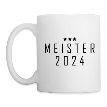 Meister 2024 Aufstiegstrikot - Tasse - Weiß - Links