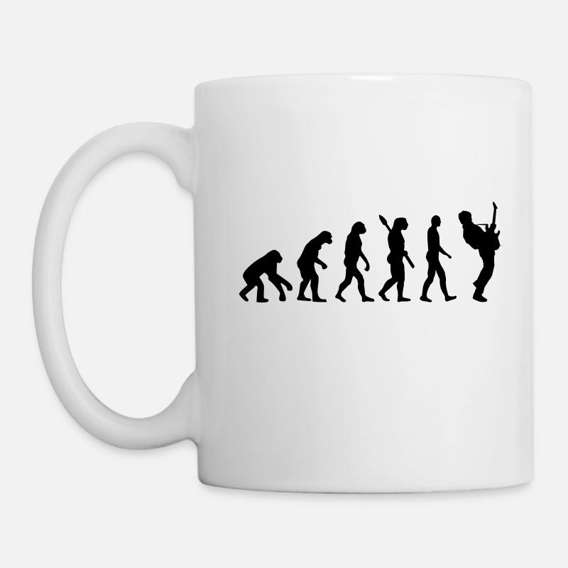 Guitariste Bassiste Evolution - Mug blanc - blanc