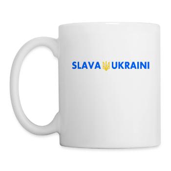 Slava ukraini - Tasse - Weiß - Links