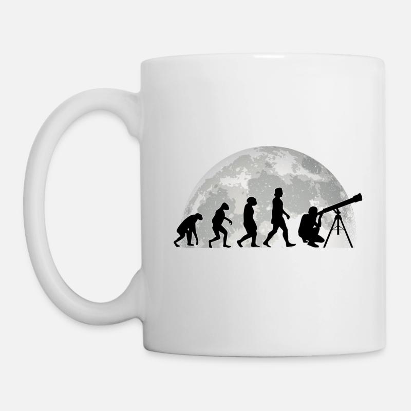 Astronomie Evolution Lune, astronomique - Mug blanc - blanc