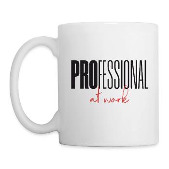 Professional at work - Mug - white - Left
