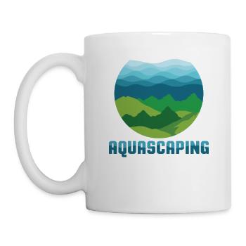 Aquascaping design I Aquarium Fish Tank Gardener - Mug - white - Left