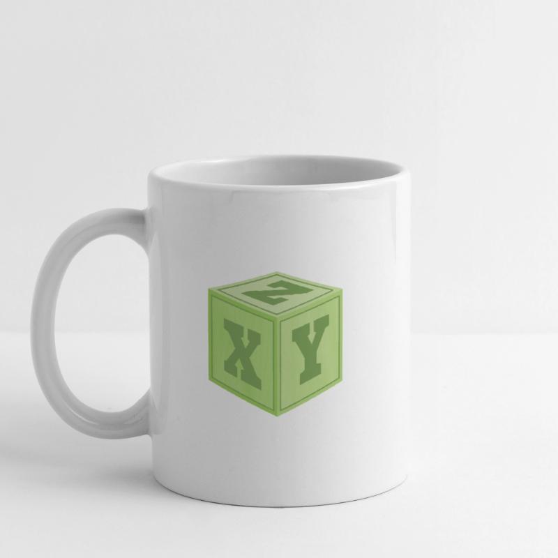 Cadeau d'impression de test d'axe XYZ pour le cube de calibrage d'impression 3D Mug blanc