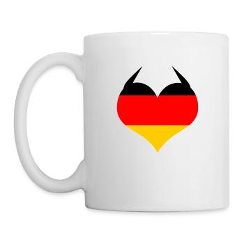 Produit German Heart Germany Deutschland Horns - Mug blanc - blanc - Gauche