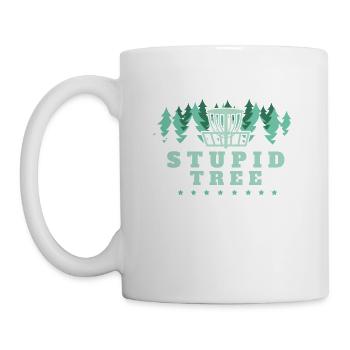 Disc Golf Stupid Tree Gift for Frisbee Golf - Mug - white - Left