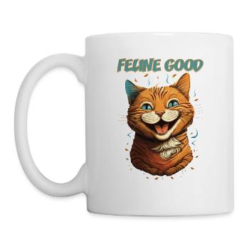 Feline Good Kitten - Purffect for Cat Lover - Mug - white - Left