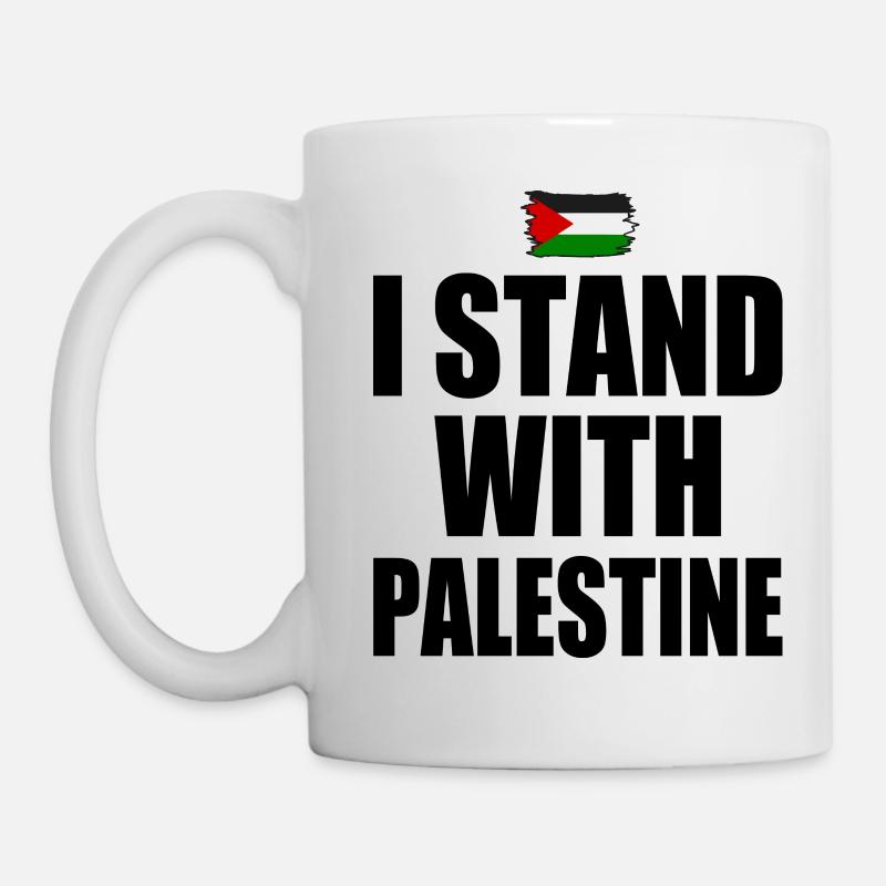 I Stand with palestine - Mug blanc - blanc