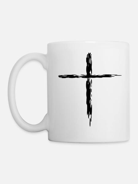 Jesus Kreuz - Tasse - Weiß
