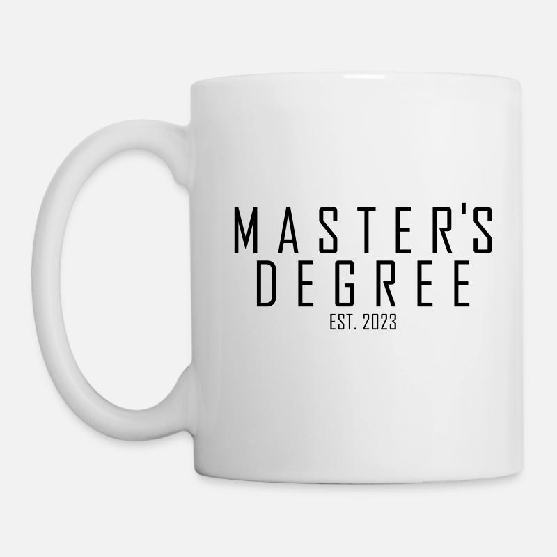 Master`s Degree EST.2023 - Tasse - Weiß