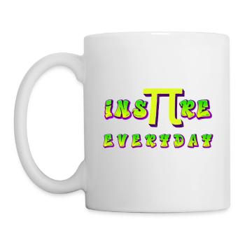 Inspirer les enseignants de mathématiques Everyday Pi Day 2023 - Mug blanc - blanc - Gauche