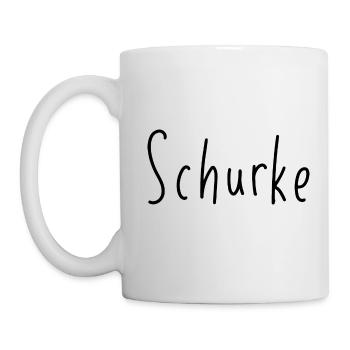Schurke - Tasse - Weiß - Links